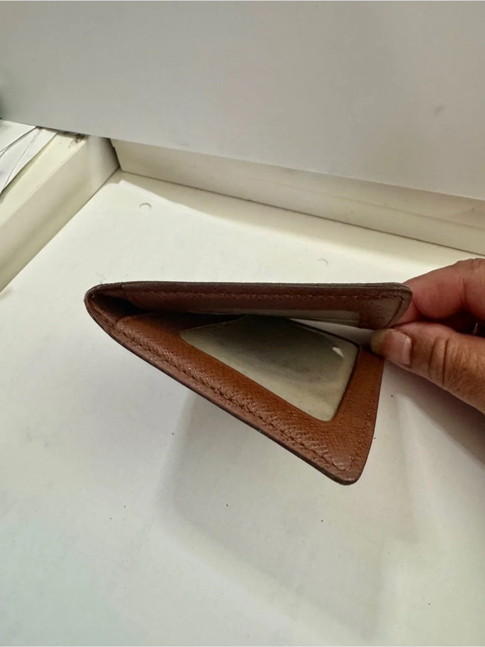 Louis Vuitton Monogram Canvas Card & Key Holder in Brown and Gold